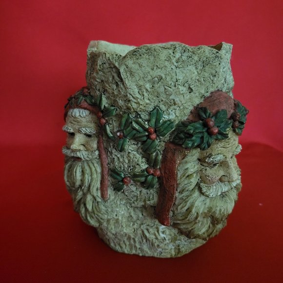 Vintage House of Lloyd Santa Father Resin Candle Holder 1995 - Picture 11 of 12